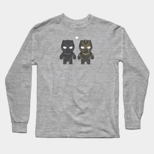 Brotherly love: Black Panther 🖤 Golden Jaguar Long Sleeve T-Shirt